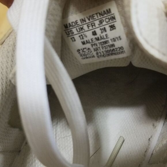 Adidas Men's Samoa White Sneakers Size 13 - Picture 5 of 7